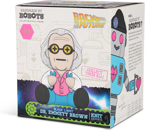 Back to the Future Dr. Emmett Brown with Jumper Cables Collectible Vinyl Figure (Limited Edition Blacklight / Fan Expo Convention Exclusive) - #149 by MyHackerTech