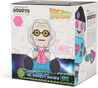 Back to the Future Dr. Emmett Brown with Jumper Cables Collectible Vinyl Figure (Limited Edition Blacklight / Fan Expo Convention Exclusive) - #149 by MyHackerTech