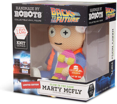 Back to the Future Marty McFly with Skateboard Collectible Vinyl Figure (Limited Edition Glow in the Dark / Geek Fuel Numbered Exclusive) - #152 by MyHackerTech