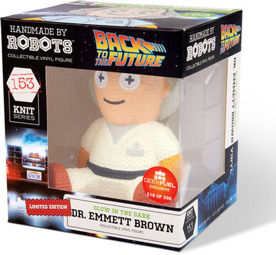 Back to the Future Dr. Emmett Brown Collectible Vinyl Figure (Limited Edition Glow in the Dark / Geek Fuel Numbered Exclusive) - #153 by MyHackerTech