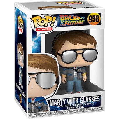 Funko POP! Movies Back to the Future Vinyl Figure - Marty w/glasses by MyHackerTech