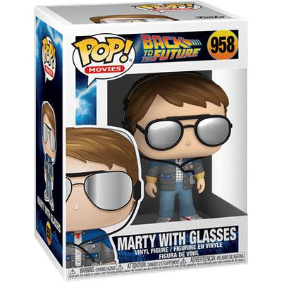 Funko POP! Movies Back to the Future Vinyl Figure - Marty w/glasses by MyHackerTech