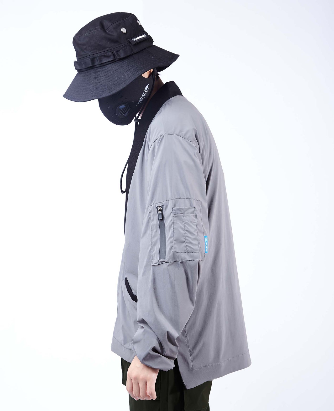 APT2809 Grey Kimono Shirt by MyHackerTech
