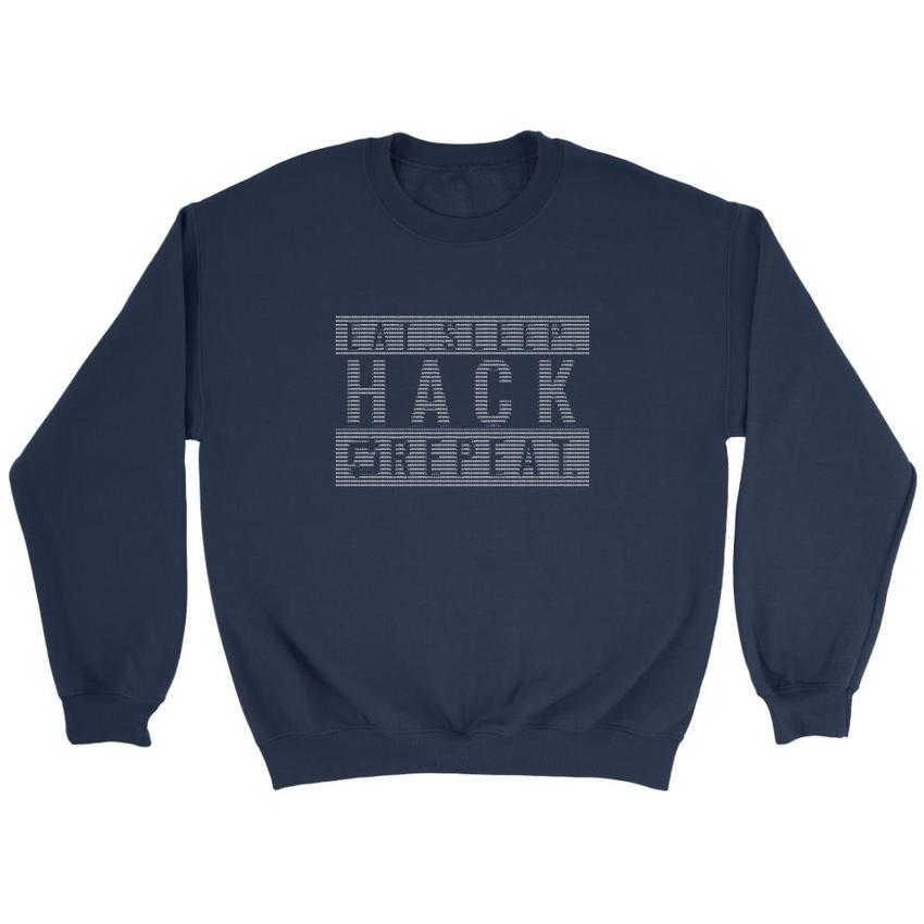 Eat sleep hack repeat v1 - Crewneck Sweatshirt by MyHackerTech