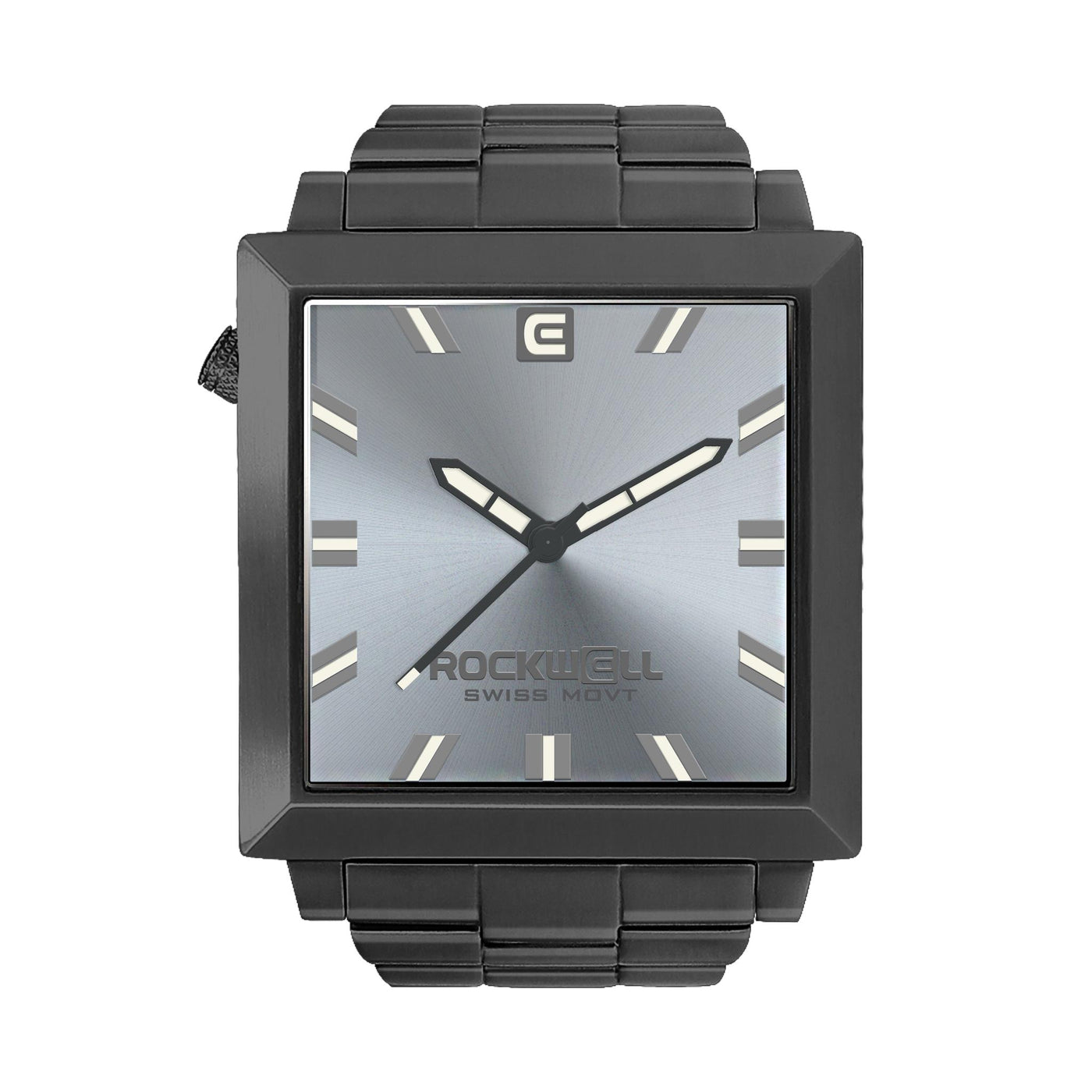 50mm2 (Black/Silver) Watch - 2nd Gen by MyHackerTech