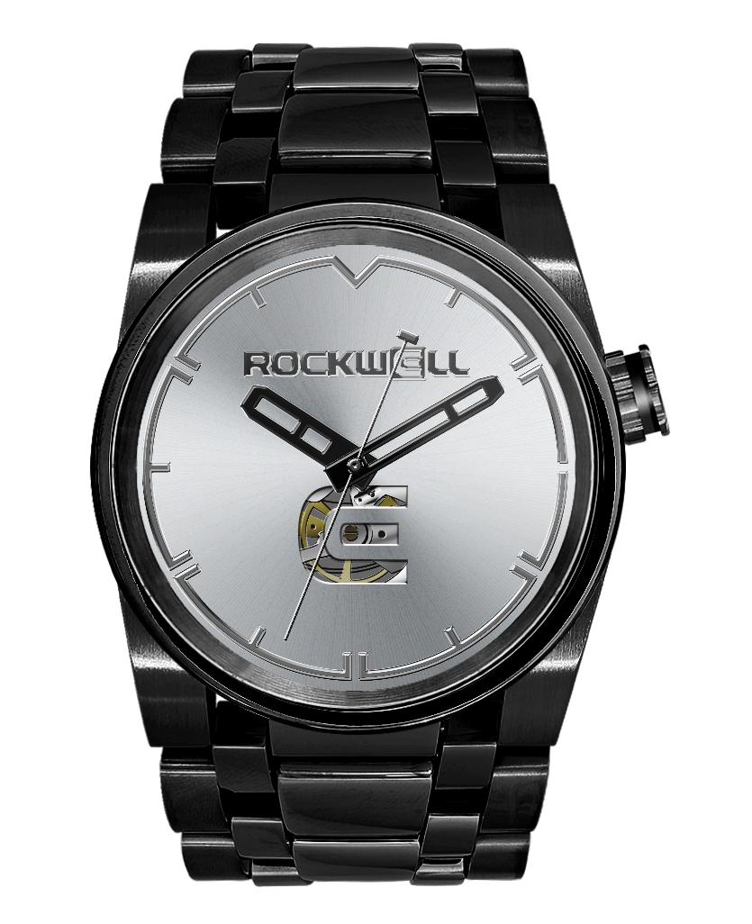 50mm Automatic - Lincoln Edition (Black/Silver) Watch by MyHackerTech