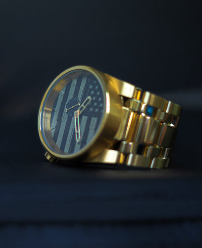 50mm Recon Edition (Gold) Watch by MyHackerTech
