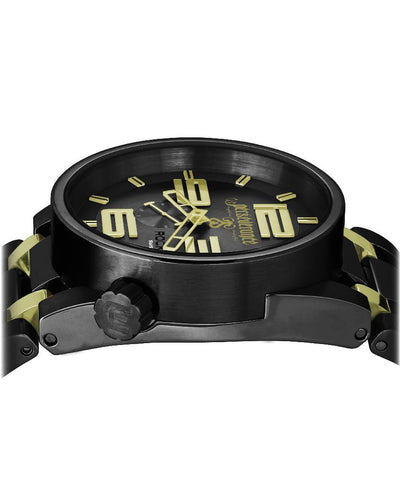 50mm Ricky James Edition (Black/Gold) Watch by MyHackerTech