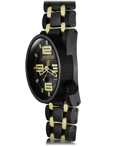 50mm Ricky James Edition (Black/Gold) Watch by MyHackerTech