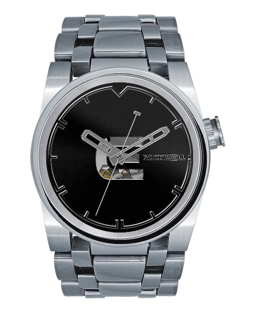 50mm Automatic - Washington Edition (Silver/Black) Watch by MyHackerTech