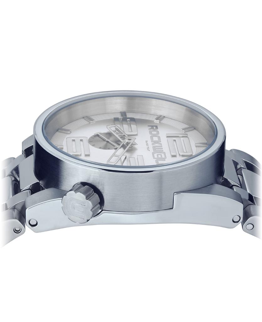 50mm (Silver) Watch by MyHackerTech