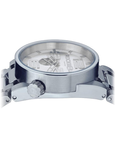 50mm (Silver) Watch by MyHackerTech