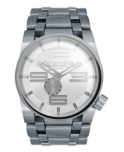 50mm (Silver) Watch by MyHackerTech