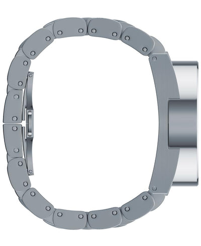 50mm (Silver) Watch by MyHackerTech