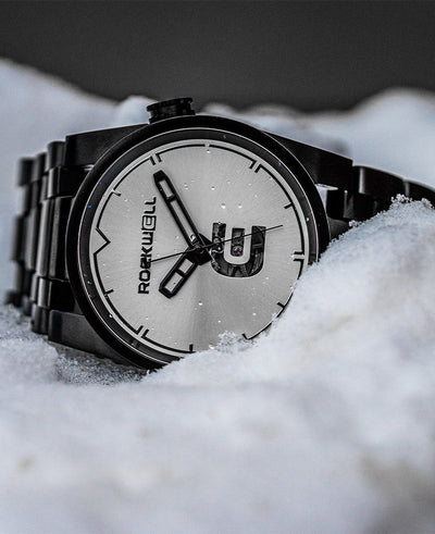 50mm Automatic - Lincoln Edition (Black/Silver) Watch by MyHackerTech