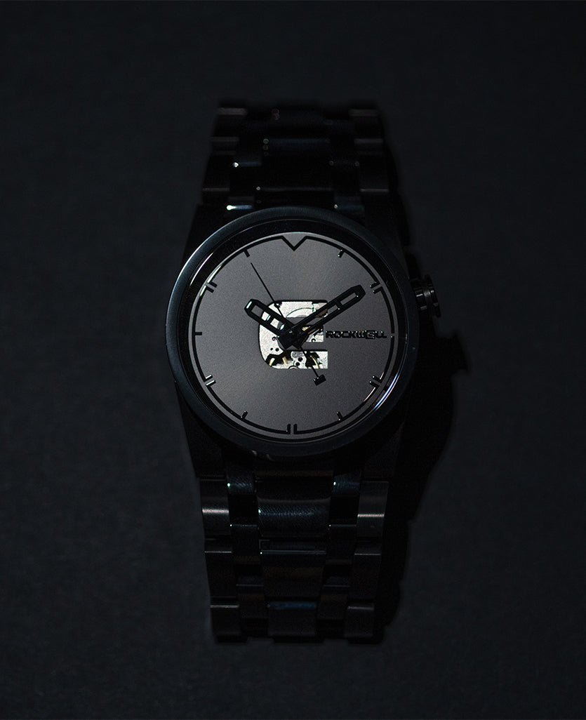 50mm Automatic - Washington Edition (Phantom Black) Watch by MyHackerTech