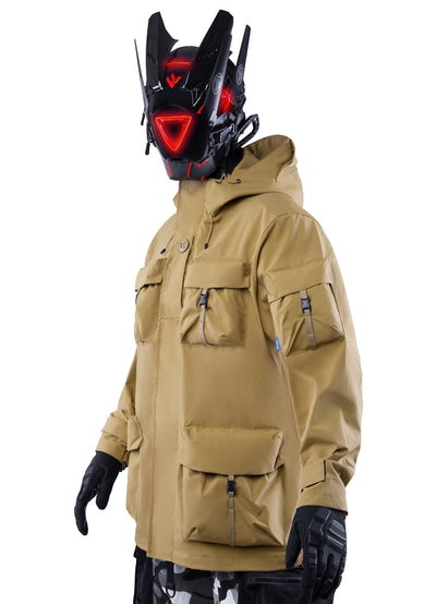 APEJ8 Khaki Tactical Wilderness Jacket by MyHackerTech