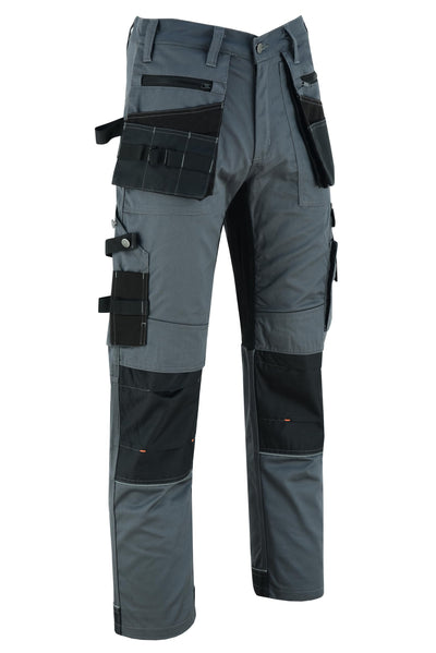 Riggermen Mens Work Pants Lightweight Cargo Tactical Trouser with Holster Pockets Relaxed Fit Safety Pants for Construction by MyHackerTech