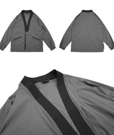 APT2809 Grey Kimono Shirt by MyHackerTech