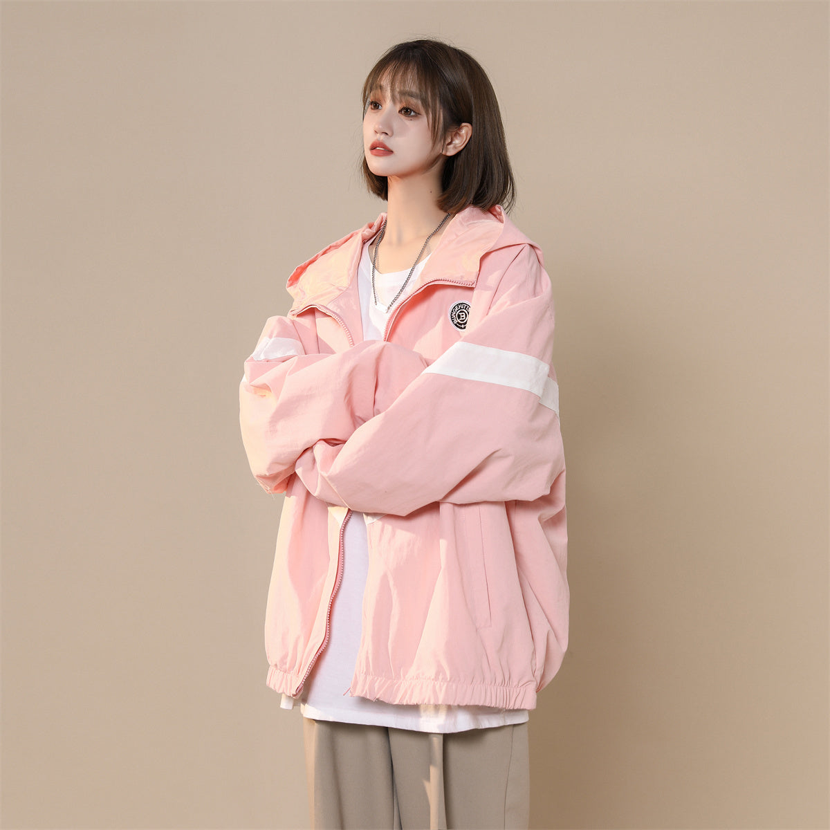 Women's Graduate Casual Windbreaker Jacket by MyHackerTech