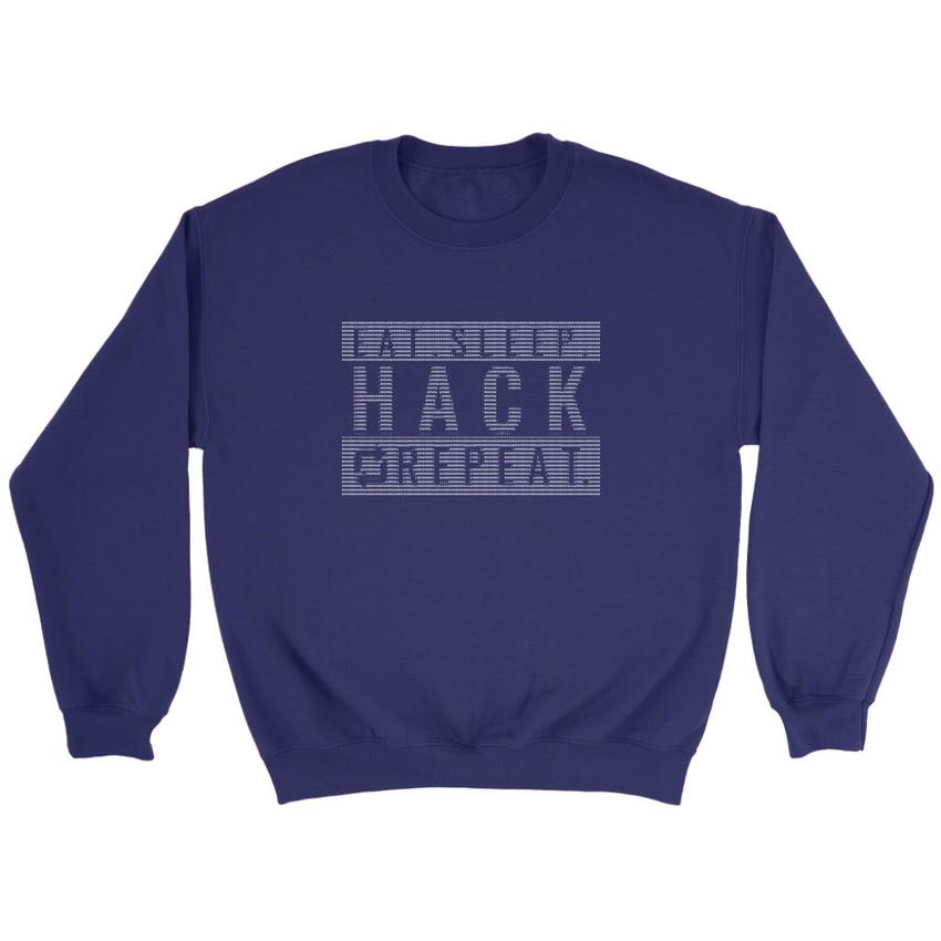 Eat sleep hack repeat v1 - Crewneck Sweatshirt by MyHackerTech