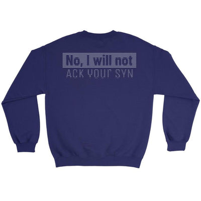 No, I will not ACK your SYN - Canvas Mens Shirt by MyHackerTech