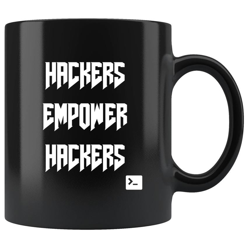 Hackers empower hackers - Mug by MyHackerTech