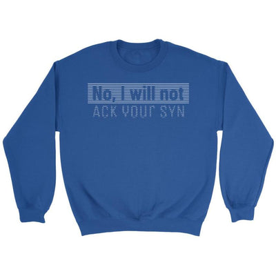 No, I will not ACK your SYN - Canvas Mens Shirt by MyHackerTech