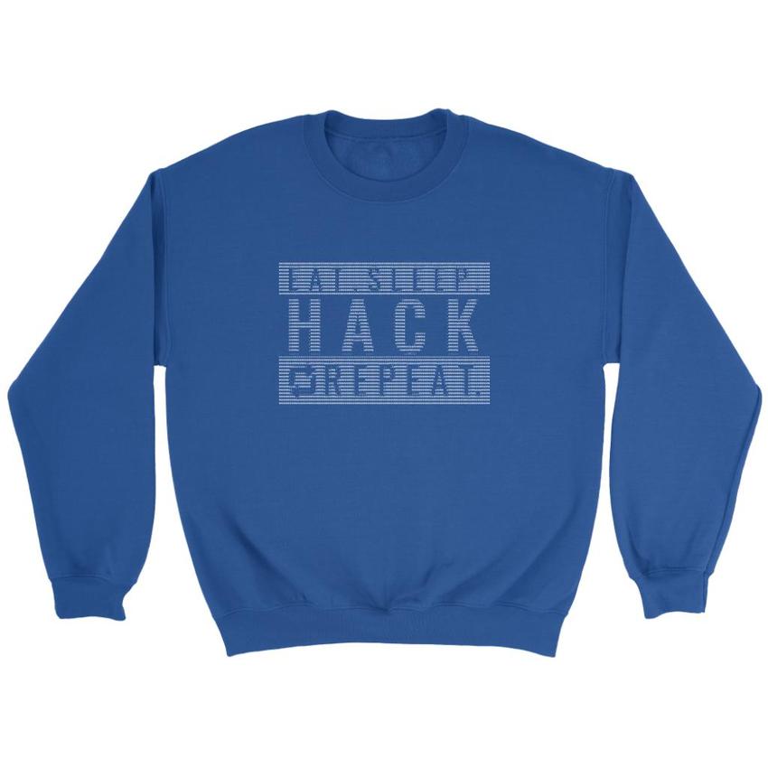 Eat sleep hack repeat v1 - Crewneck Sweatshirt by MyHackerTech