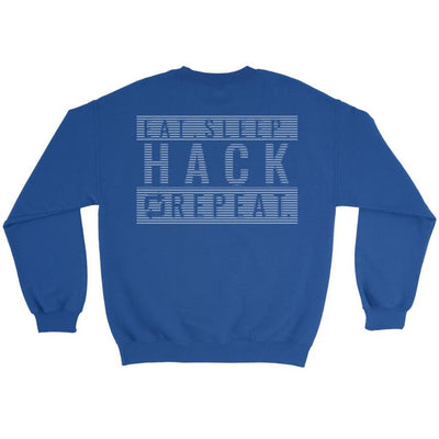 Eat sleep hack repeat v1 - Crewneck Sweatshirt by MyHackerTech