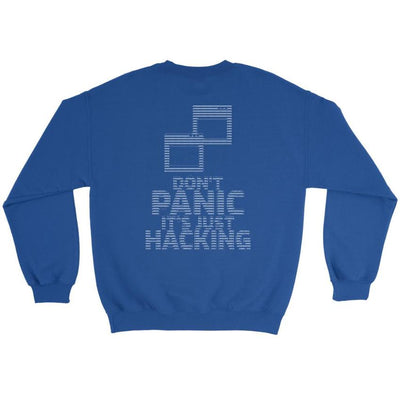 Don't panic it's just hacking - Crewneck Sweatshirt by MyHackerTech
