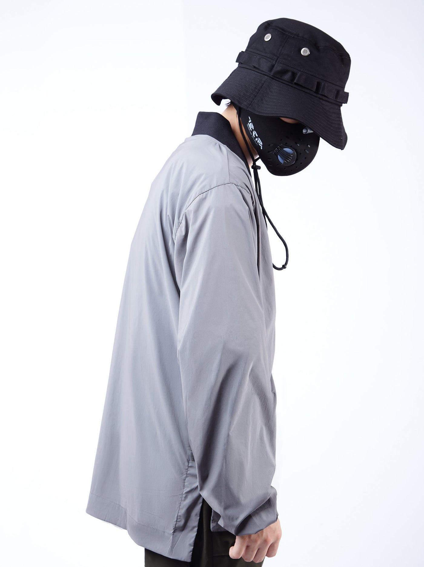 APT2809 Grey Kimono Shirt by MyHackerTech