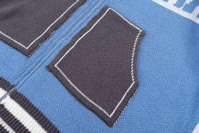 Easy Skull Knit Bomber Jacket by MyHackerTech