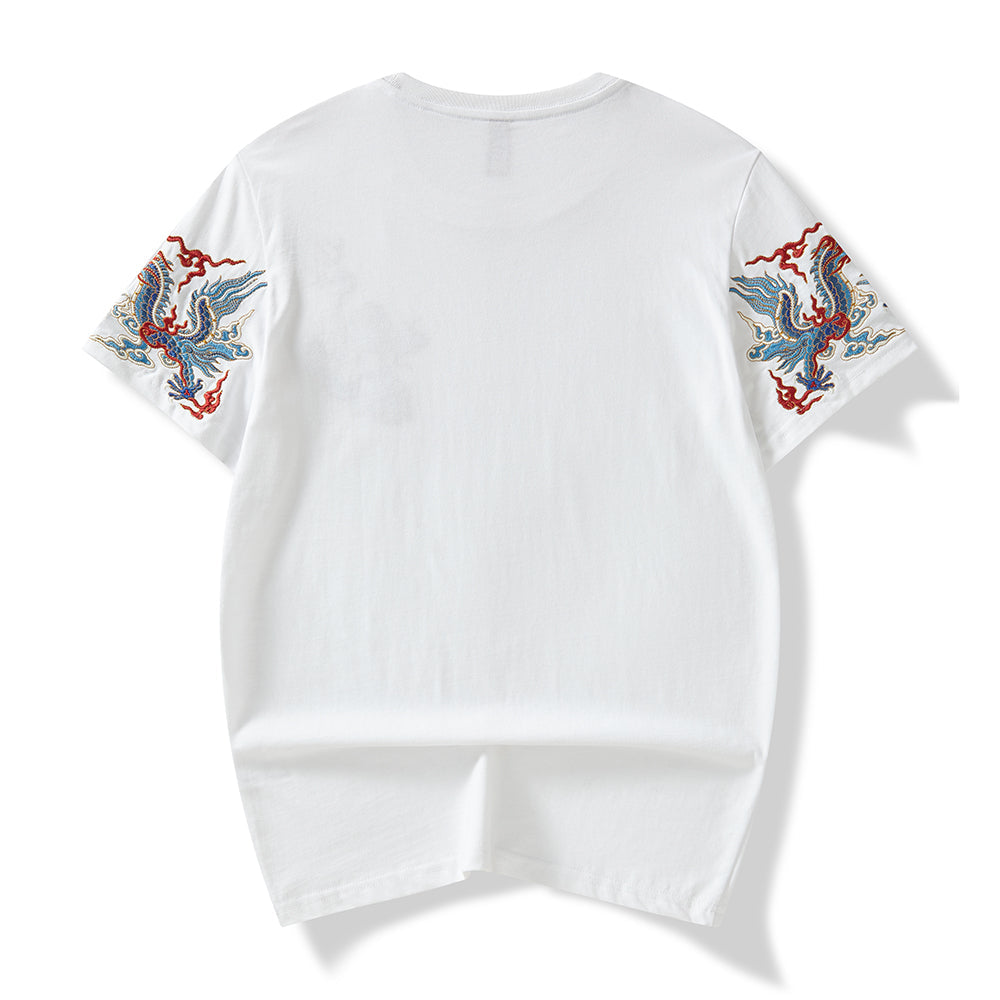 KH691 Raging Dragons Embroidery Tee by MyHackerTech