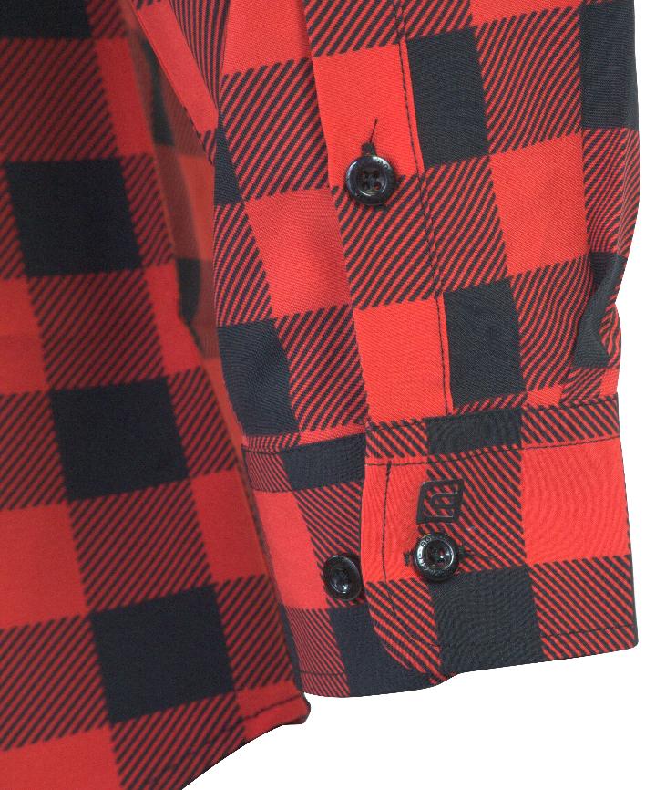 The Titan - Black/Red Plaid Long Sleeve by MyHackerTech