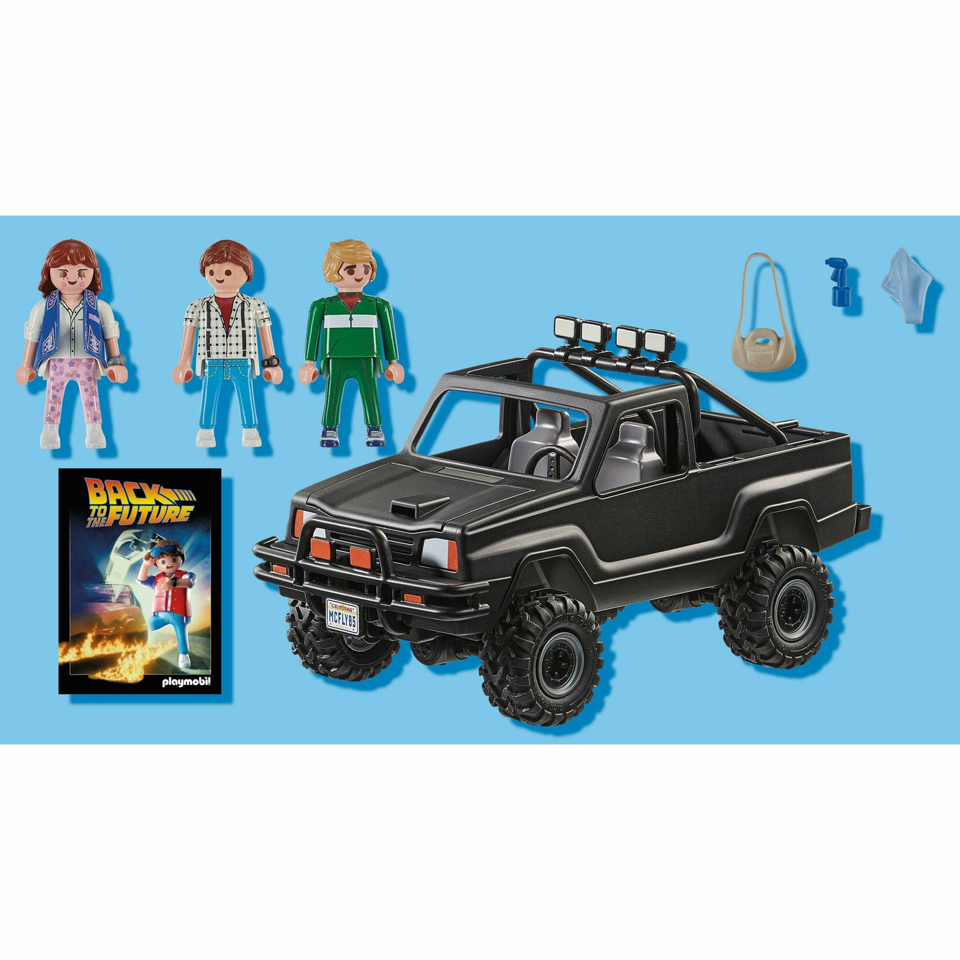 Playmobil Back to the Future 35-piece 1985 Marty's Pickup Truck playset by MyHackerTech