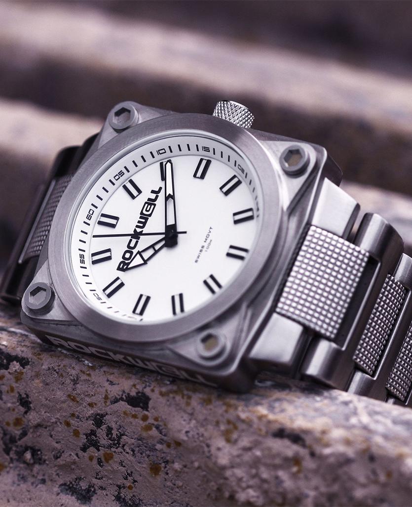 747 (Silver/White) Watch by MyHackerTech