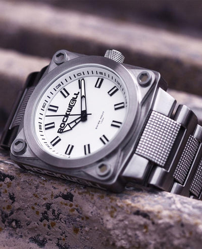 747 (Silver/White) Watch by MyHackerTech