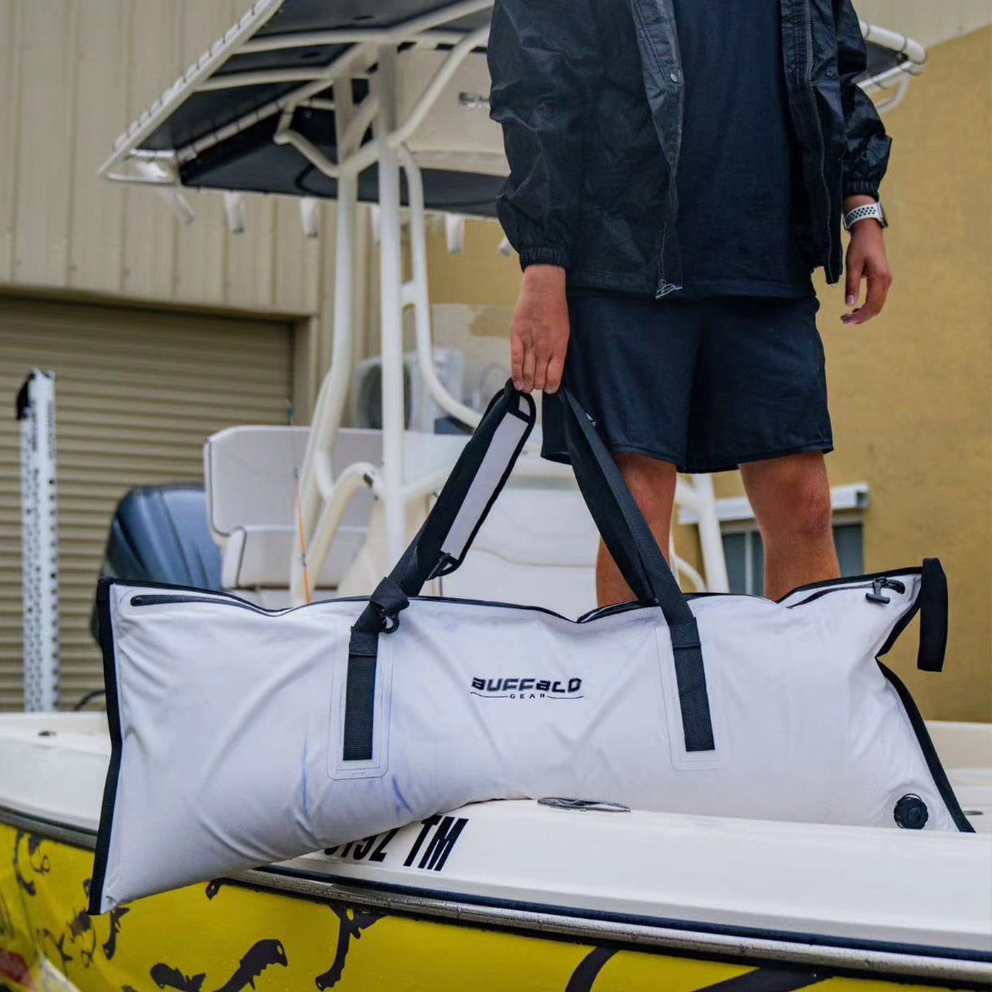 48x18'' Leakproof Fish Cooler Bag With Waterproof Zipper by MyHackerTech