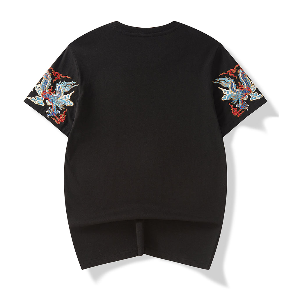 KH691 Raging Dragons Embroidery Tee by MyHackerTech