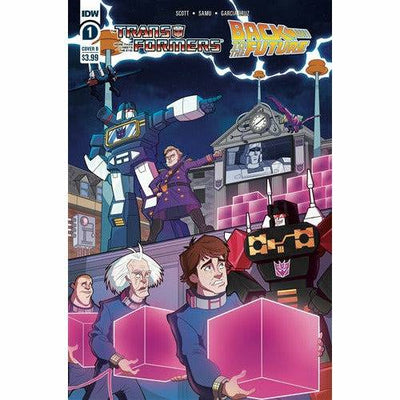 Transformers / Back to the Future #1 Comic [Cover B] by MyHackerTech