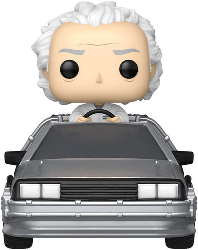 Funko POP! Rides Deluxe: Back to the Future Doc with Time Machine [PRE-ORDER: Distributor delayed delivery until October 2025!] by MyHackerTech