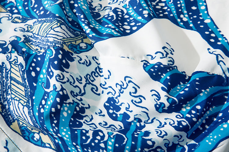 YC134 Great Waves Lightweight Pants by MyHackerTech