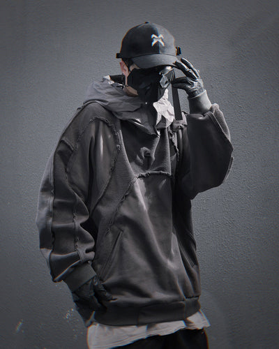HiH56 Grey NX Hoodie by MyHackerTech