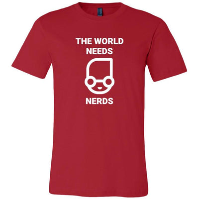The world needs nerd - Canvas Mens Shirt by MyHackerTech