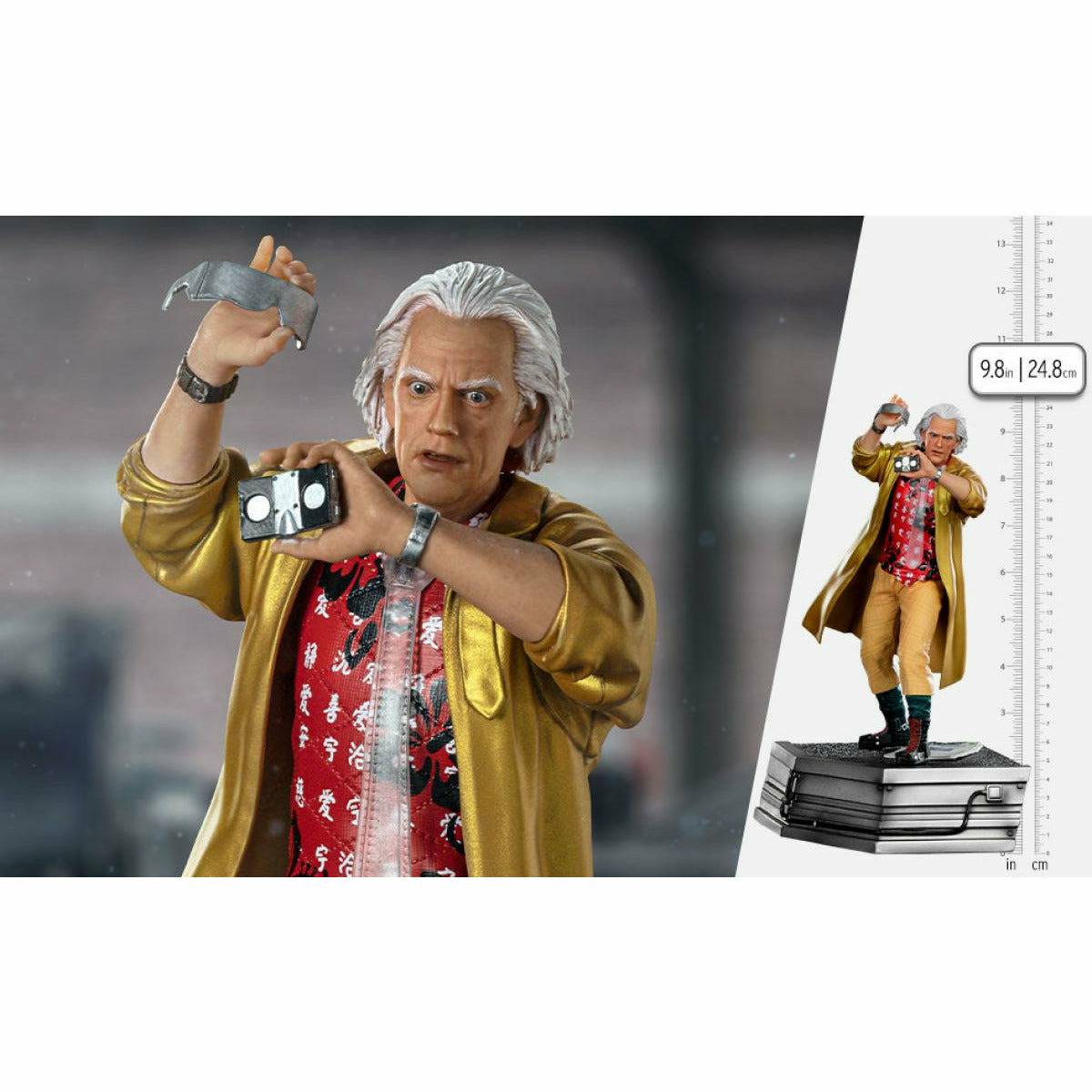 Iron Studios Back to the Future Part II Doc Brown 1:10 Scale Statue by MyHackerTech