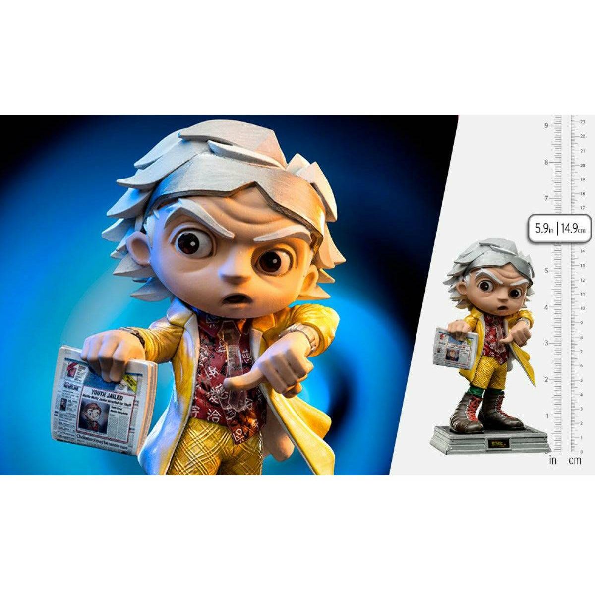 Iron Studios Back to the Future Part II Doc Brown Mini Co. Collectible Figure by MyHackerTech