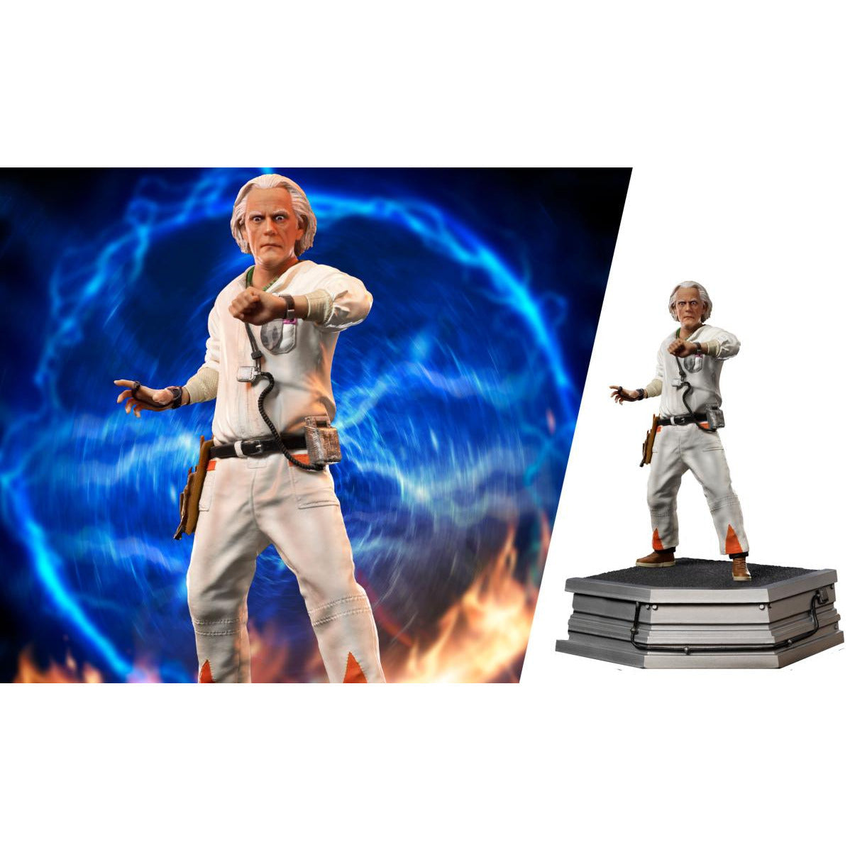 Iron Studios Back to the Future Doc Brown 1:10 Scale Statue by MyHackerTech
