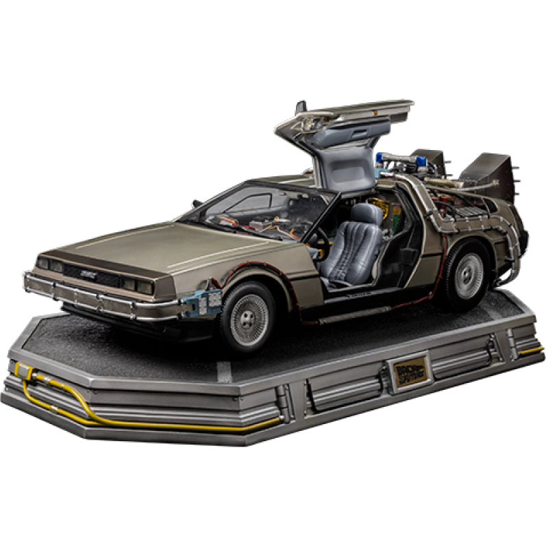 Iron Studios Back to the Future DeLorean 1:10 Scale Statue by MyHackerTech