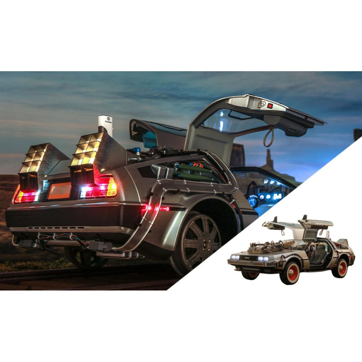 Hot Toys Back to the Future Part III 1:6 scale DeLorean Time Machine Collectible Vehicle [DROP SHIPS DIRECTLY FROM DISTRIBUTOR] by MyHackerTech